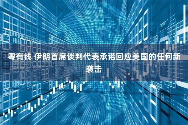 粤有钱 伊朗首席谈判代表承诺回应美国的任何新袭击